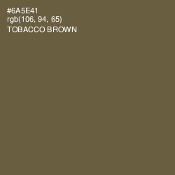 #6A5E41 - Tobacco Brown Color Image